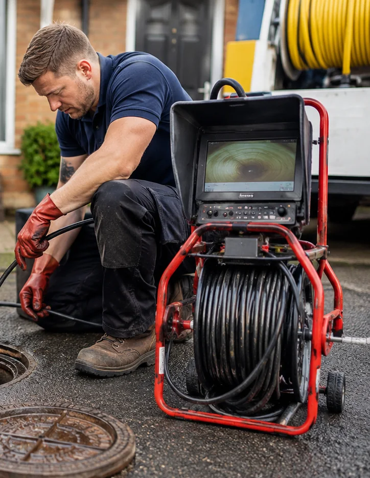 Drainage work supporting the guide CCTV Drain Survey or Just a Drain Call-Out: Which Do I Need?